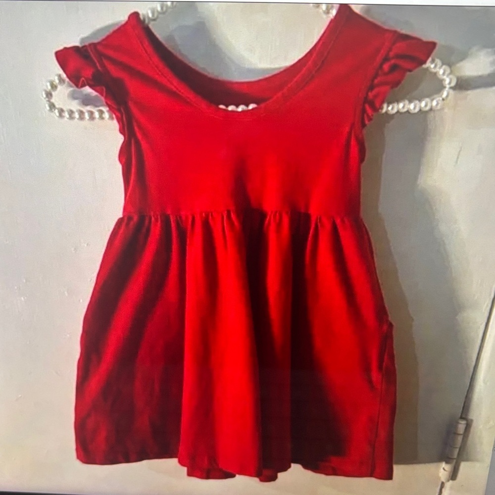 Hannah Andersson Americana Dress Lot 4 Nostalgic Primary Colors Kidcore Floral - Picture 3 of 16